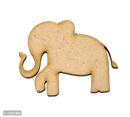 Sticker Hub Elephant Wooden Laser Cut for Decoration DIY Products