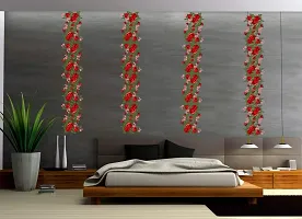 Sticker Hub Red Rose Border Decorative Wall Sticker (98 cm x 86 cm) BS757-thumb2