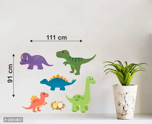 Sticker Hub Cartoon Dinosaur Wall Stickers PVC Vinyl 91CM X 111CM _ BS349F-thumb4