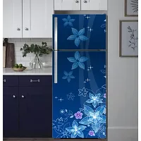 Psychedelic Collection Abstract Design Decorative Coloufull Fridge Sticker (Multicolor PVC Vinyl 160x60)-thumb3