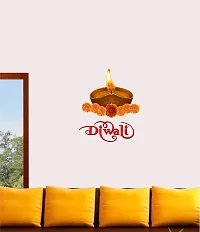 Sticker Hub Diwali Diya Wall Sticker 68 cm X 57 cm AS208-thumb2