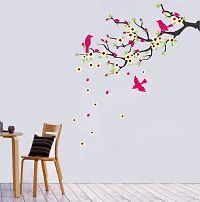 Sticker Hub Flying Birds Tree Wall Stickers PVC Vinyl 136CM X 121CM BS376F-thumb2