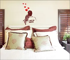 Sticker Hub Valentine's Day Loving Couple Wall Sticker BS564-thumb1