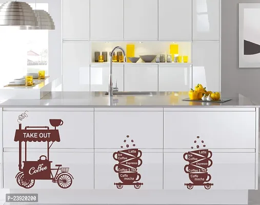 Sticker Hub Coffee Time Quote Wall Sticker (57cm * 91cm) BS691-thumb3