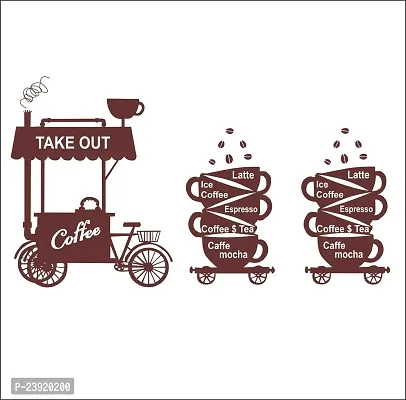 Sticker Hub Coffee Time Quote Wall Sticker (57cm * 91cm) BS691