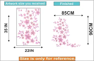 Sticker Hub Floral Abstract Antic Wall Sticker (85 cm x 90 cm) BS719-thumb3