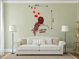 Sticker Hub Valentine's Day Loving Couple Wall Sticker BS564-thumb2