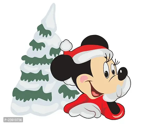 Sticker Hub Christmas Mickey Mouse Wall Sticker 59cm X 60cm AS221