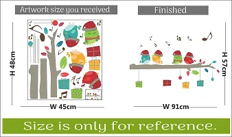 Sticker Hub Bird with Tree Wall Sticker 57cm x 91cm AS306-thumb3