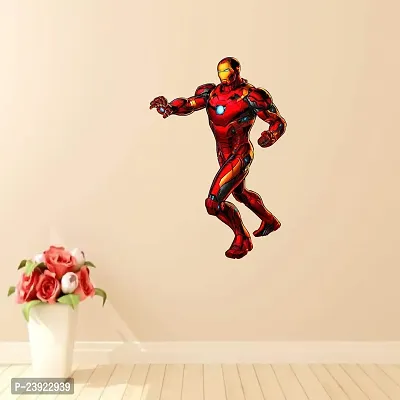 Iron Man Wall Sticker | Decorative Wall Sticker for Living Room, Bedroom, Office, Hall and Home Decor_AS639-thumb0