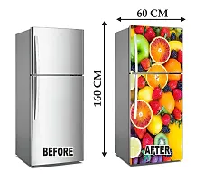 Blueberry  Strawberry Fridge Sticker Medium Self Adhesive Sticker?(Pack of 1)-thumb2