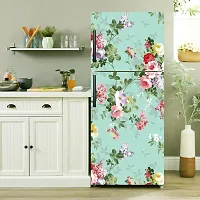 Multicolour Beautiful Rose Design of Fridge Self Adhesive Sticker-thumb1