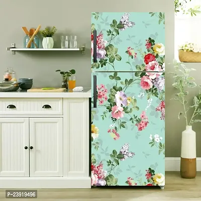 Multicolour Beautiful Rose Design of Fridge Self Adhesive Sticker-thumb2