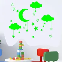 Sticker Hub Moon and Star Night Glow Wall Sticker (23cm * 91cm) BS681-thumb2