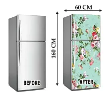 Multicolour Beautiful Rose Design of Fridge Self Adhesive Sticker-thumb2