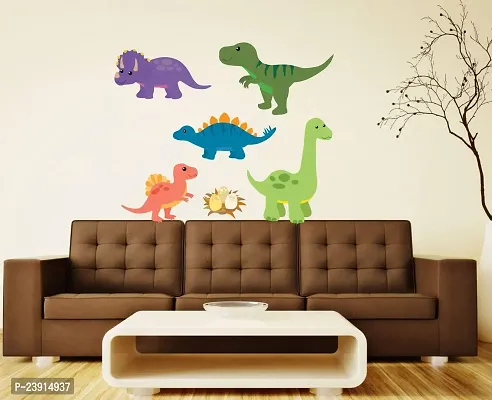 Sticker Hub Cartoon Dinosaur Wall Stickers PVC Vinyl 91CM X 111CM _ BS349F