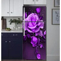 Psychedelic Collection Beautifull Coloufull Flower Decorative Fridge Sticker (Multicolor PVC Vinyl 160x60)-DD_PCFS380-thumb4