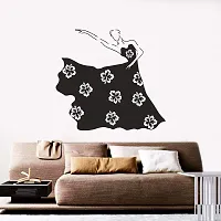 Sticker Hub Wall Sticker for Living Room -Bedroom - Office - Home Decor |Dancing Girl Wall Stickers (67Cm X 73Cm) BS853-thumb1