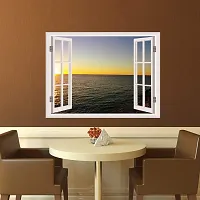 Sticker Hub 'Wall Stickers for Bedroom Kitchen' Home Decor Window Illusion (22X30Inches) DKWI016-thumb2