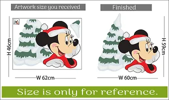 Sticker Hub Christmas Mickey Mouse Wall Sticker 59cm X 60cm AS221-thumb3