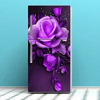 Psychedelic Collection Beautifull Coloufull Flower Decorative Fridge Sticker (Multicolor PVC Vinyl 160x60)-DD_PCFS380-thumb1