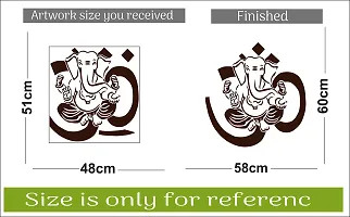 Sticker Hub Lord Ganesha Wall Sticker 60cm X 58cm AS238-thumb3