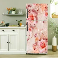 Beautiful Rose of Fridge Self Adhesive Sticker??(Pack of 1)-thumb1