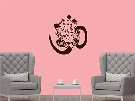 Sticker Hub Lord Ganesha Wall Sticker 60cm X 58cm AS238-thumb1