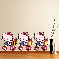 Sticker Hub Loving Cat with Bycel Wall Sticker (48cm * 118cm) BS697-thumb1