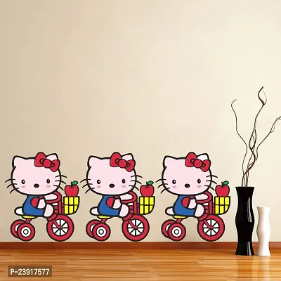 Sticker Hub Loving Cat with Bycel Wall Sticker (48cm * 118cm) BS697-thumb2