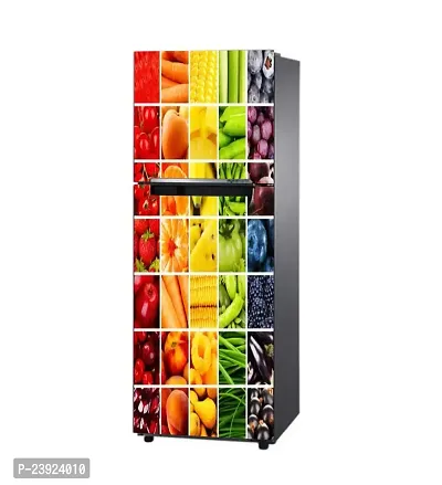 Fruit Waterproof, Self Adhesive Fridge Sticker (Pack of 1)