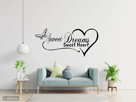 Sweet Dreams Sweet Heart' Wall Sticker (45 cm X 101 cm)