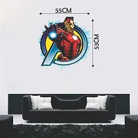 Iron Man Avengers Decorative Wall Sticker for Living Room, Bedroom, Office, Hall and Home Decor_AS648-thumb2