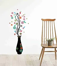 Sticker Hub Flower Pot Wall Stickers BS119-thumb1