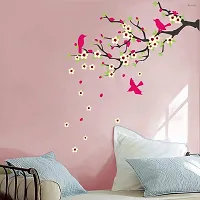 Sticker Hub Flying Birds Tree Wall Stickers PVC Vinyl 136CM X 121CM BS376F-thumb1