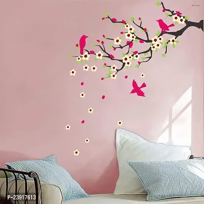 Sticker Hub Flying Birds Tree Wall Stickers PVC Vinyl 136CM X 121CM BS376F-thumb2