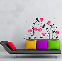 Sticker Hub Beautiful Pink Flowers Wall Sticker 47cm x 76cm AS286-thumb1