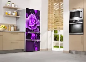 Psychedelic Collection Beautifull Coloufull Flower Decorative Fridge Sticker (Multicolor PVC Vinyl 160x60)-DD_PCFS380-thumb3