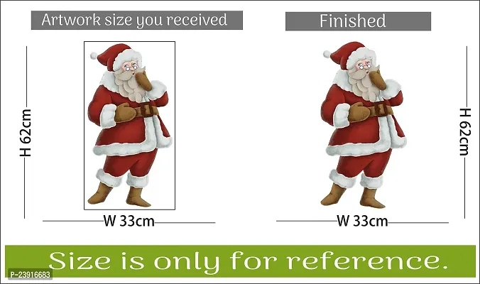 Sticker Hub Christmas Decor Santa Claus Wall Sticker Holiday Joy 62cm X 33cm AS212-thumb4