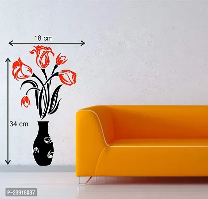 Sticker Hub Flower Pot Wall Decal Wall Stickers BS238-thumb3