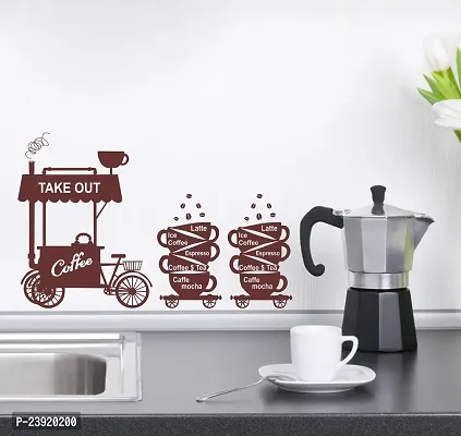 Sticker Hub Coffee Time Quote Wall Sticker (57cm * 91cm) BS691-thumb2