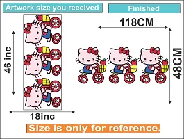 Sticker Hub Loving Cat with Bycel Wall Sticker (48cm * 118cm) BS697-thumb3