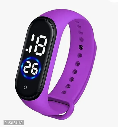 Digital Dial Waterproof Smart Design LED Display Silicone Kids Watch