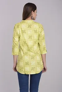 Women Stylish Viscose Rayon Printed Top-thumb3