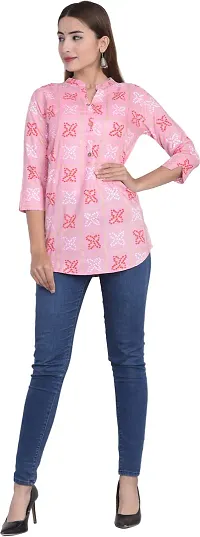 Women Stylish Viscose Rayon Printed Top-thumb4