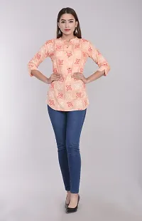 Women Stylish Viscose Rayon Printed Top-thumb2