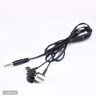 Classic Black Wired Earphones-thumb0