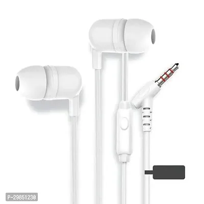 Classic White Wired Earphones-thumb0