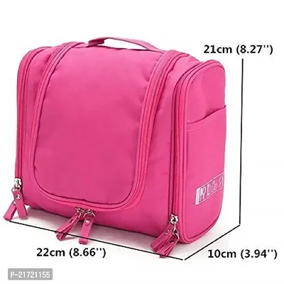 MAAUVTOR Makeup Organizer Cosmetic Case Household Travel Toiletry Bags (TSB 7 PINK)-thumb2