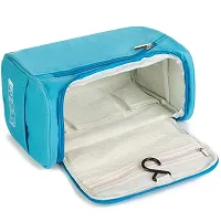 MAAUVTOR Portable Hanging Toiletry Bag for Women  Men Kit with Hanging Hook (Sky Blue)-thumb4